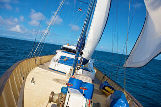 SY Sea Bird - Sonnendeck
