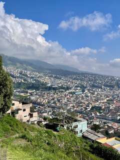 Ausblick über Quito