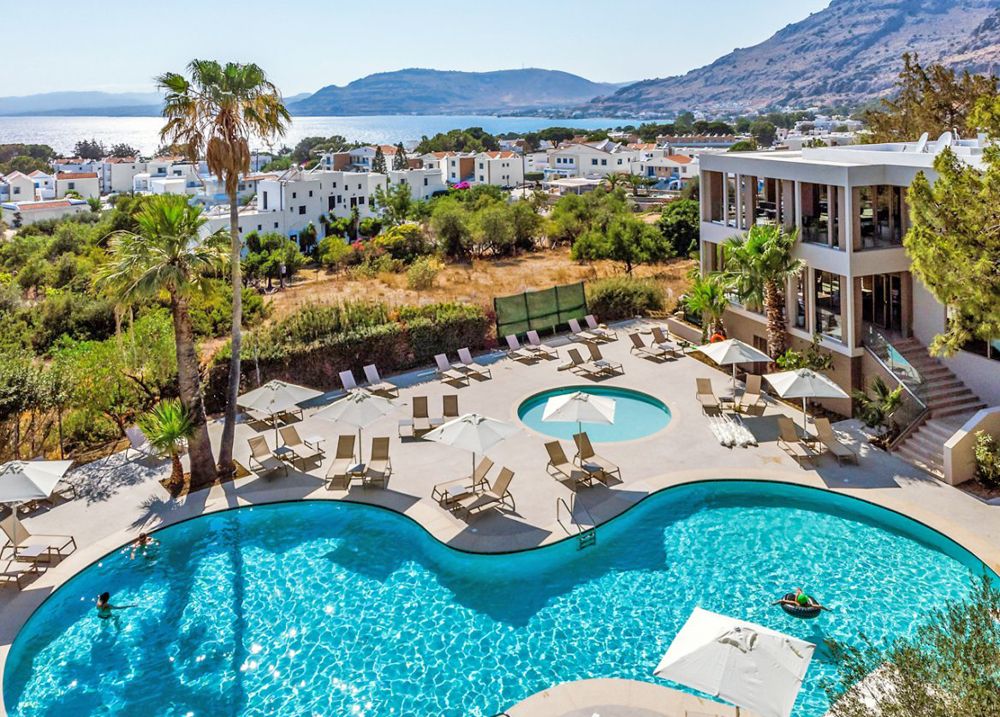 White Olive Premium Lindos - Pool