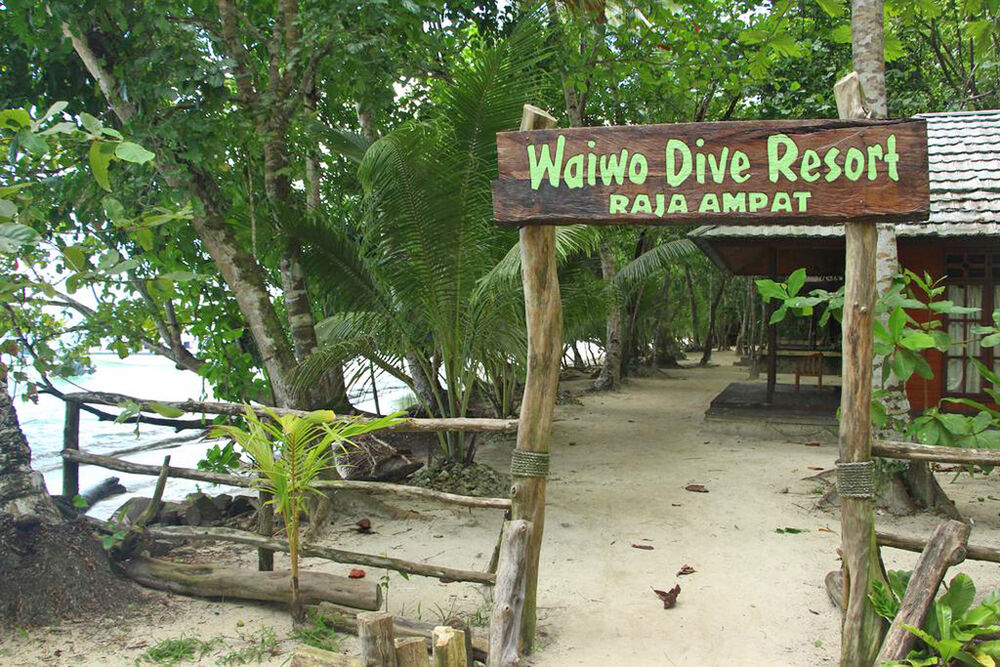 Waiwo Dive Resort - Eingang