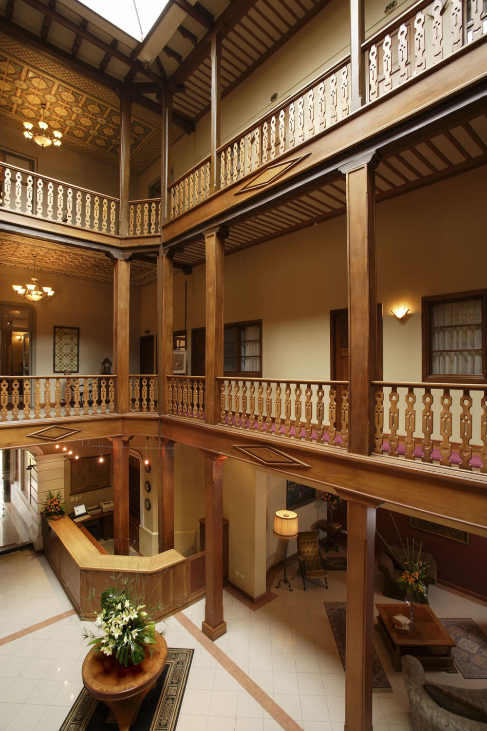 Hotel Carvallo Innenhof