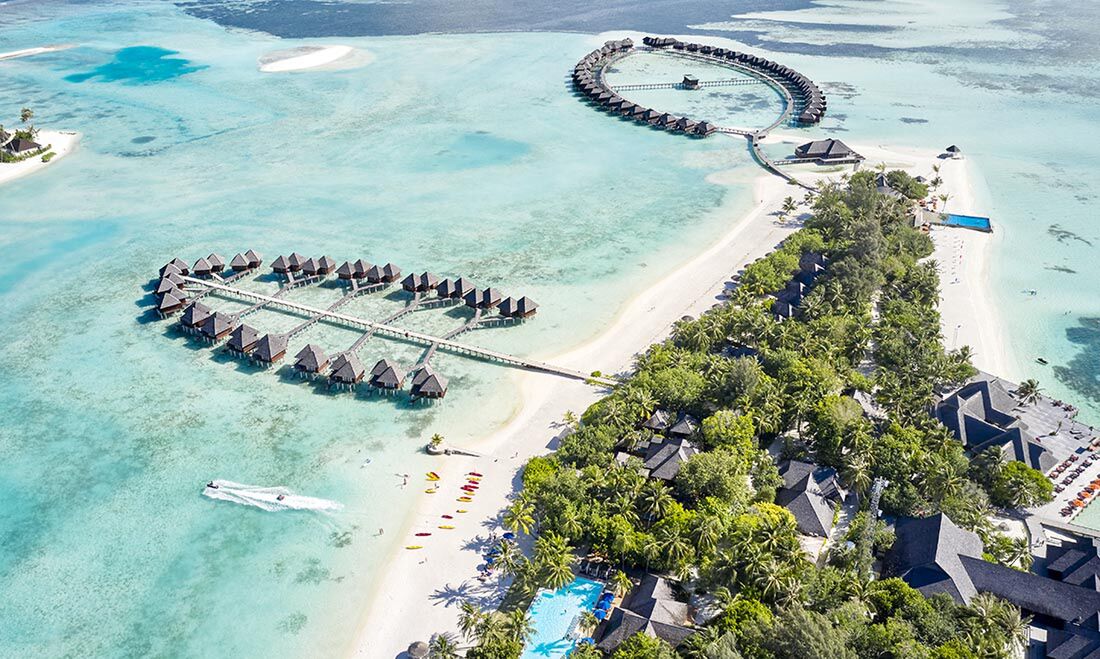 Luftaufnahme Sun Siyam Olhuveli