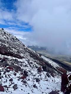 Ausblick beim Wandern am Cotopaxi