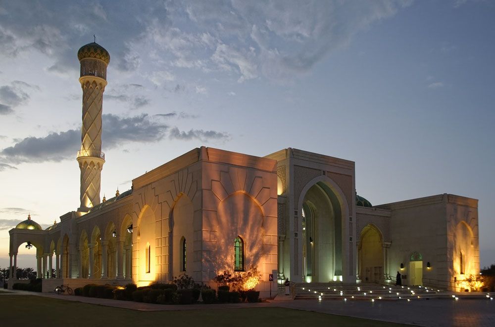 Muscat bei Nacht