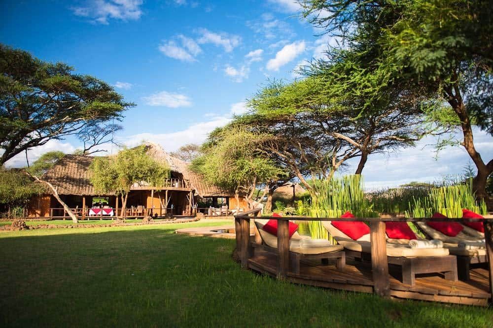 Tawi Lodge Poolbereich